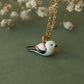 Long-tailed tit necklace