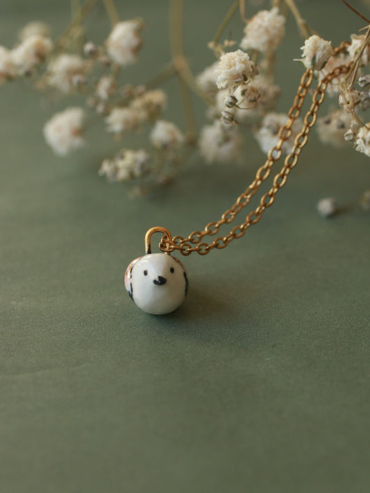 Long-tailed tit necklace