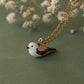 Long-tailed tit necklace