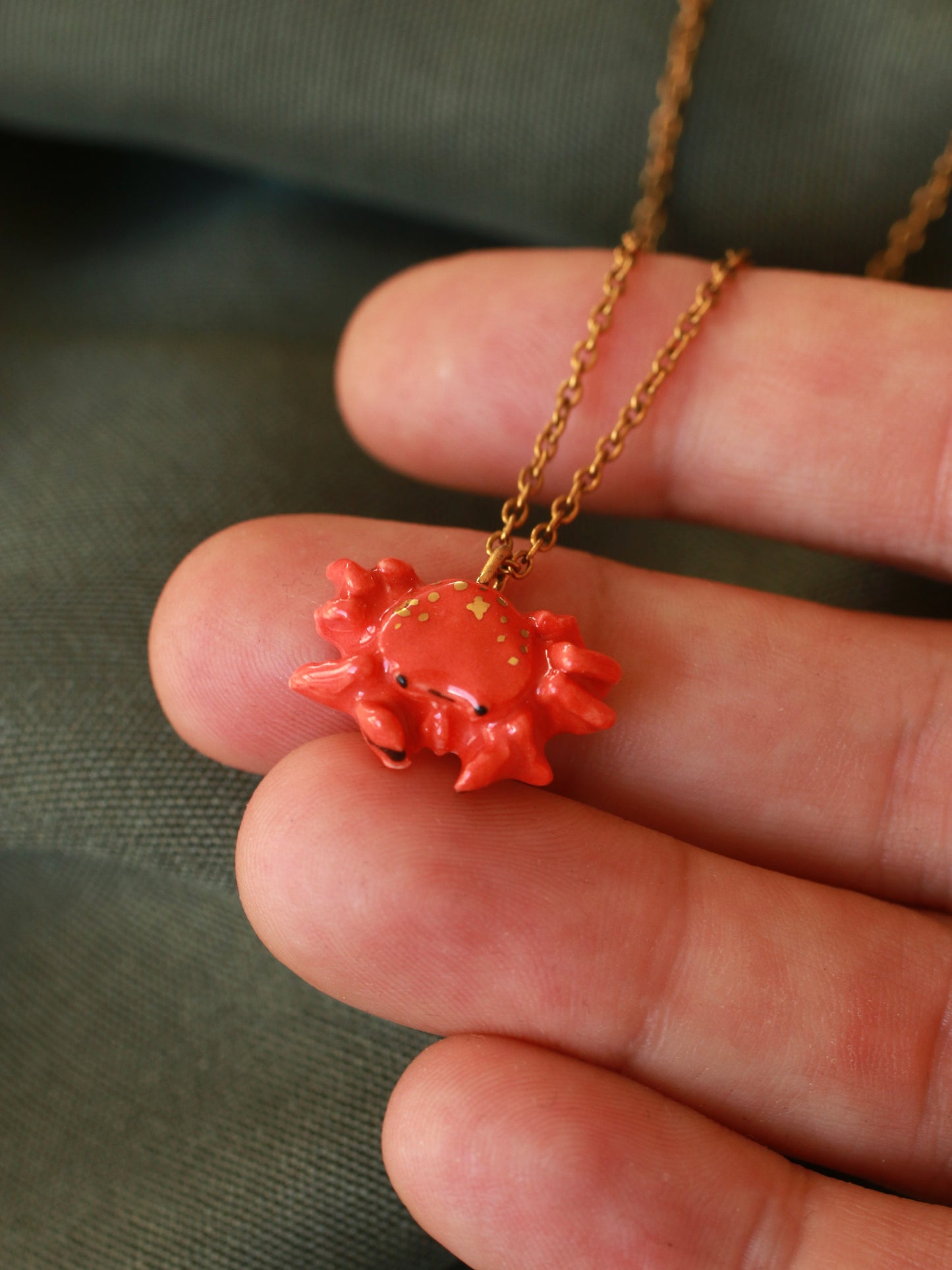 Crab necklace