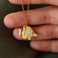 Copperband butterflyfish necklace