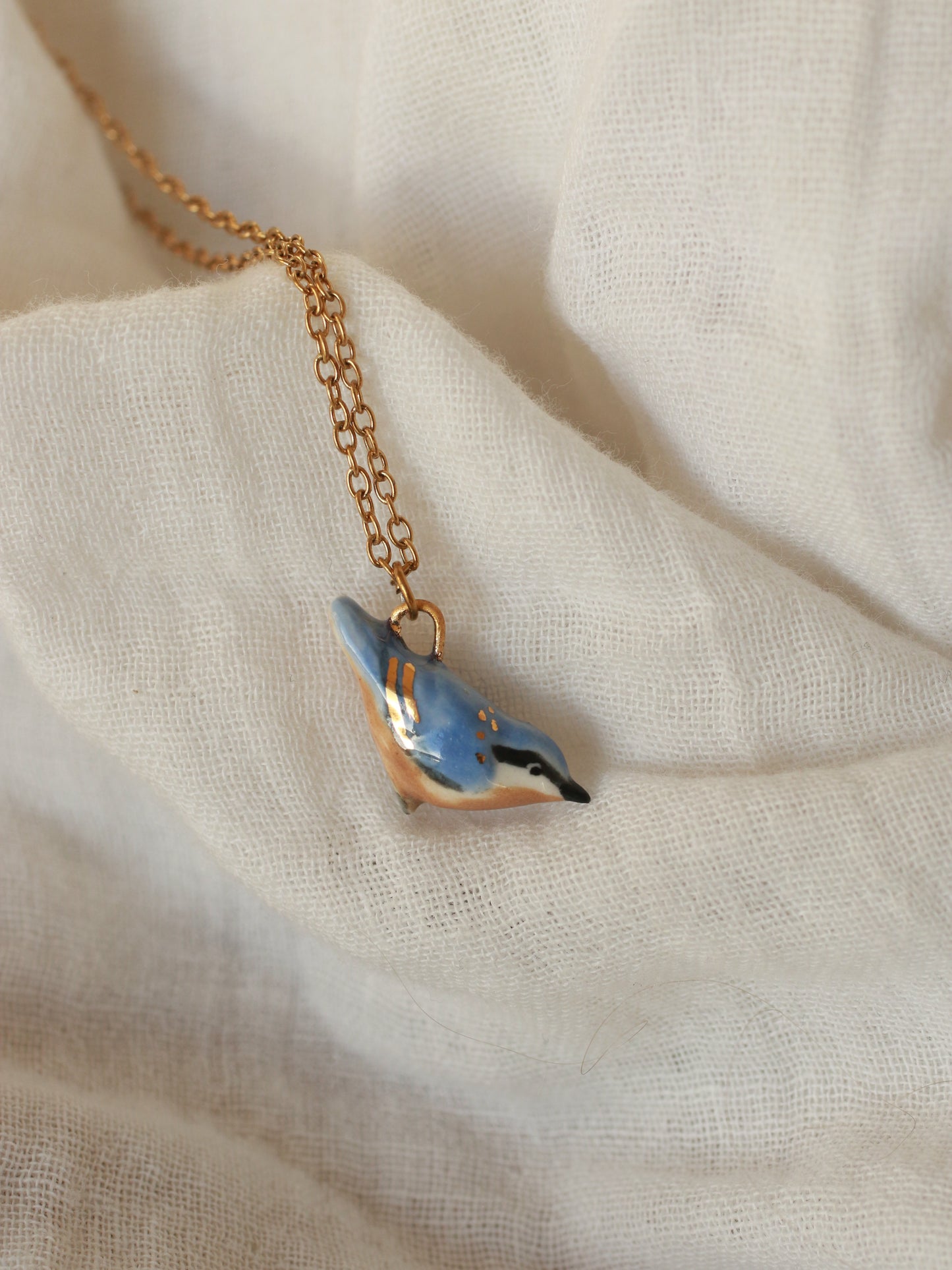 Nuthatch necklace