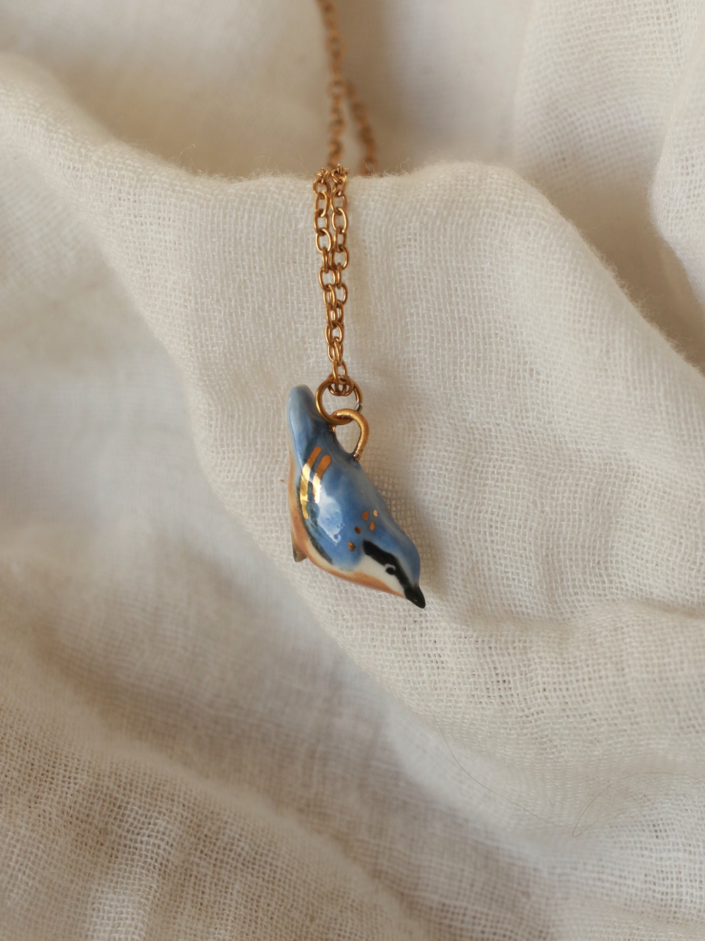 Nuthatch necklace