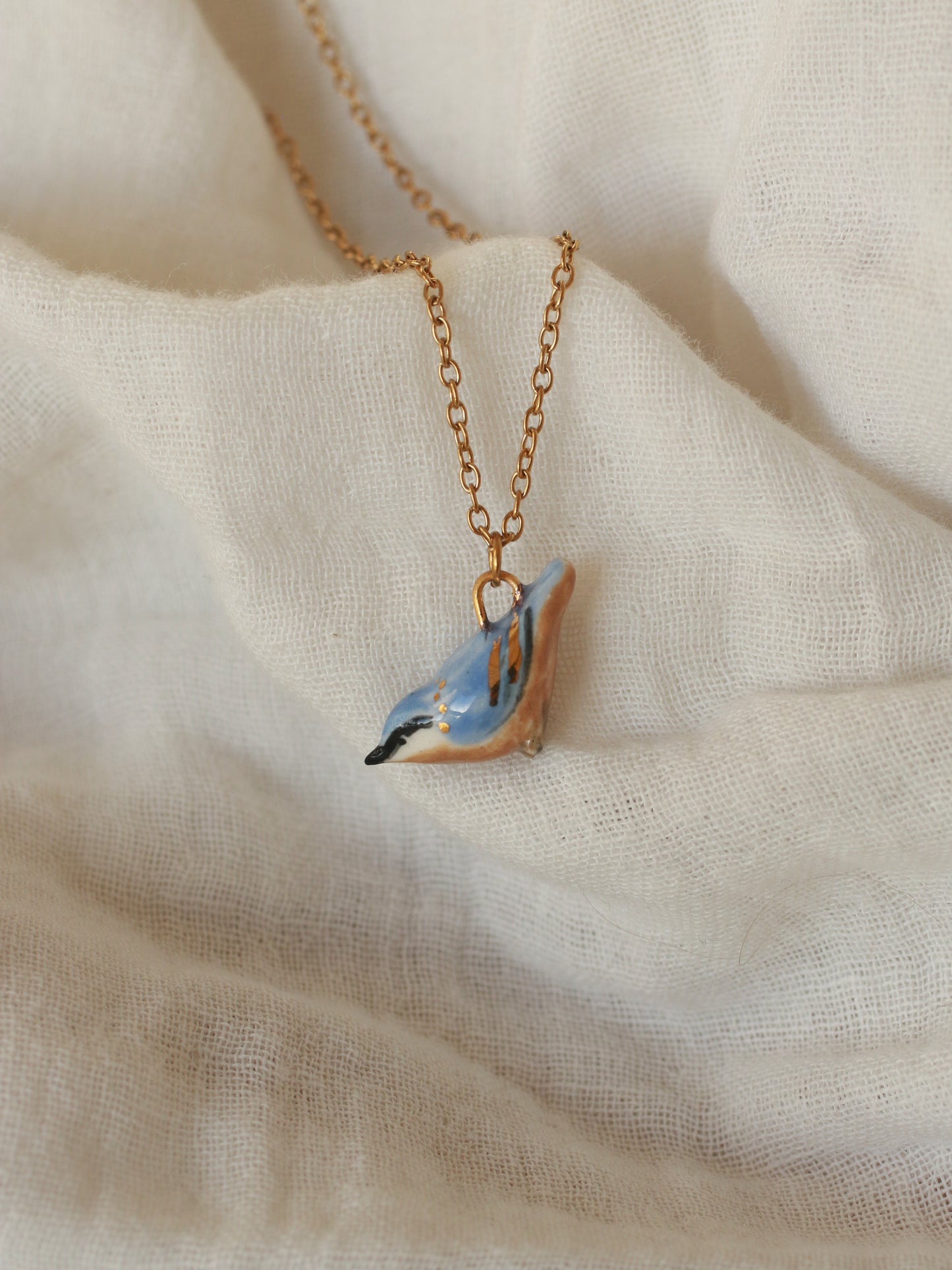 Nuthatch necklace