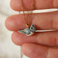 Crested tit necklace