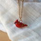Red cardinal necklace