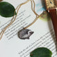 Hedgehog necklace - wooden pendant