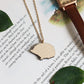 Hedgehog necklace - wooden pendant