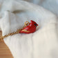 Red cardinal necklace