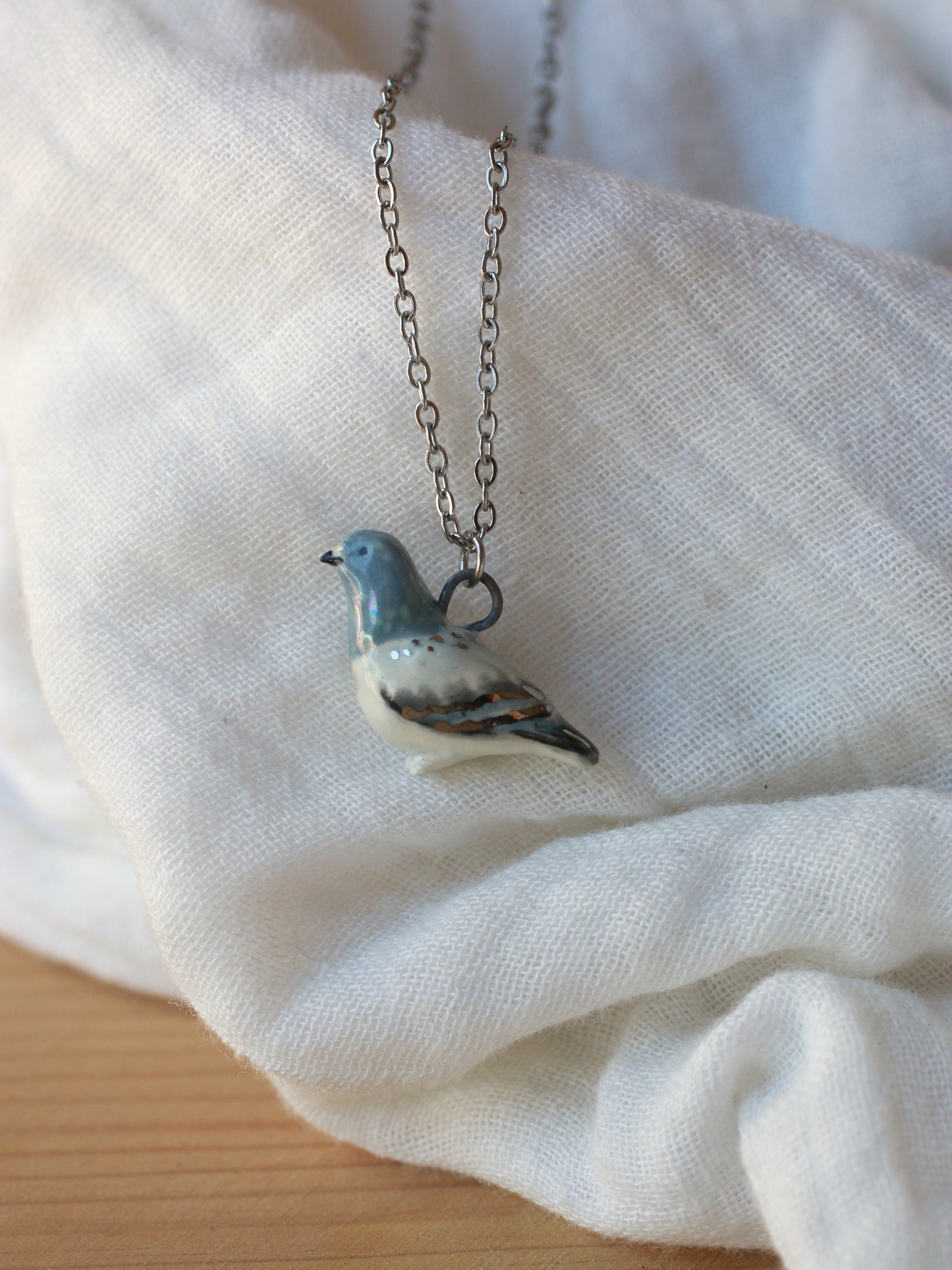 Pigeon necklace