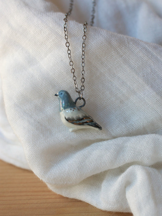 Pigeon necklace