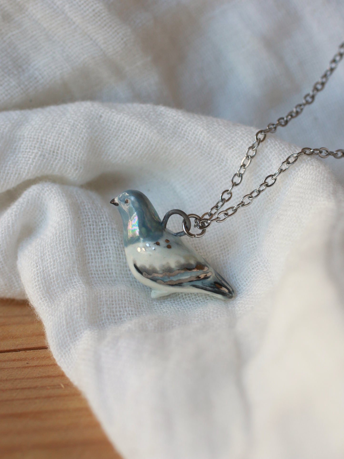Pigeon necklace