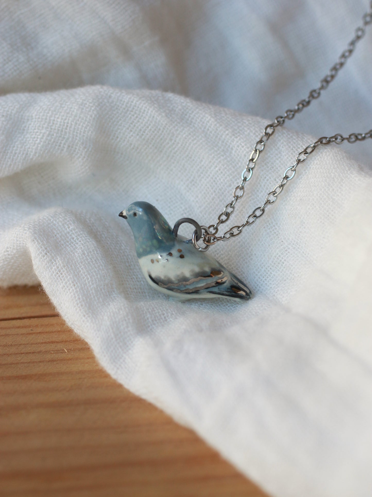 Pigeon necklace