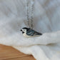 White wagtail necklace