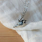 White wagtail necklace