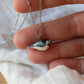 White wagtail necklace