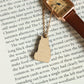 Siberian cat necklace - wooden cat pendant