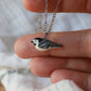 White wagtail necklace