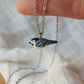 White wagtail necklace