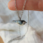 White wagtail necklace