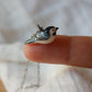 White wagtail necklace