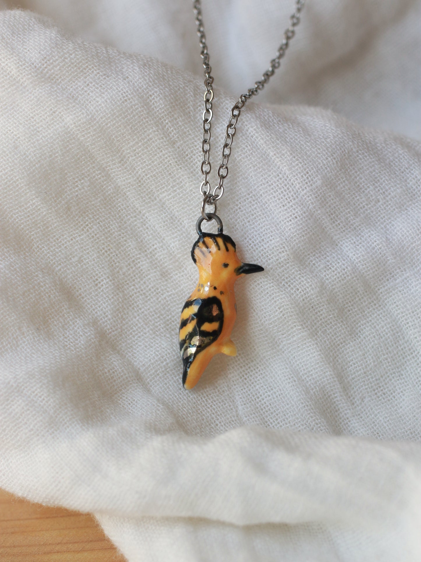 Hoopoe necklace