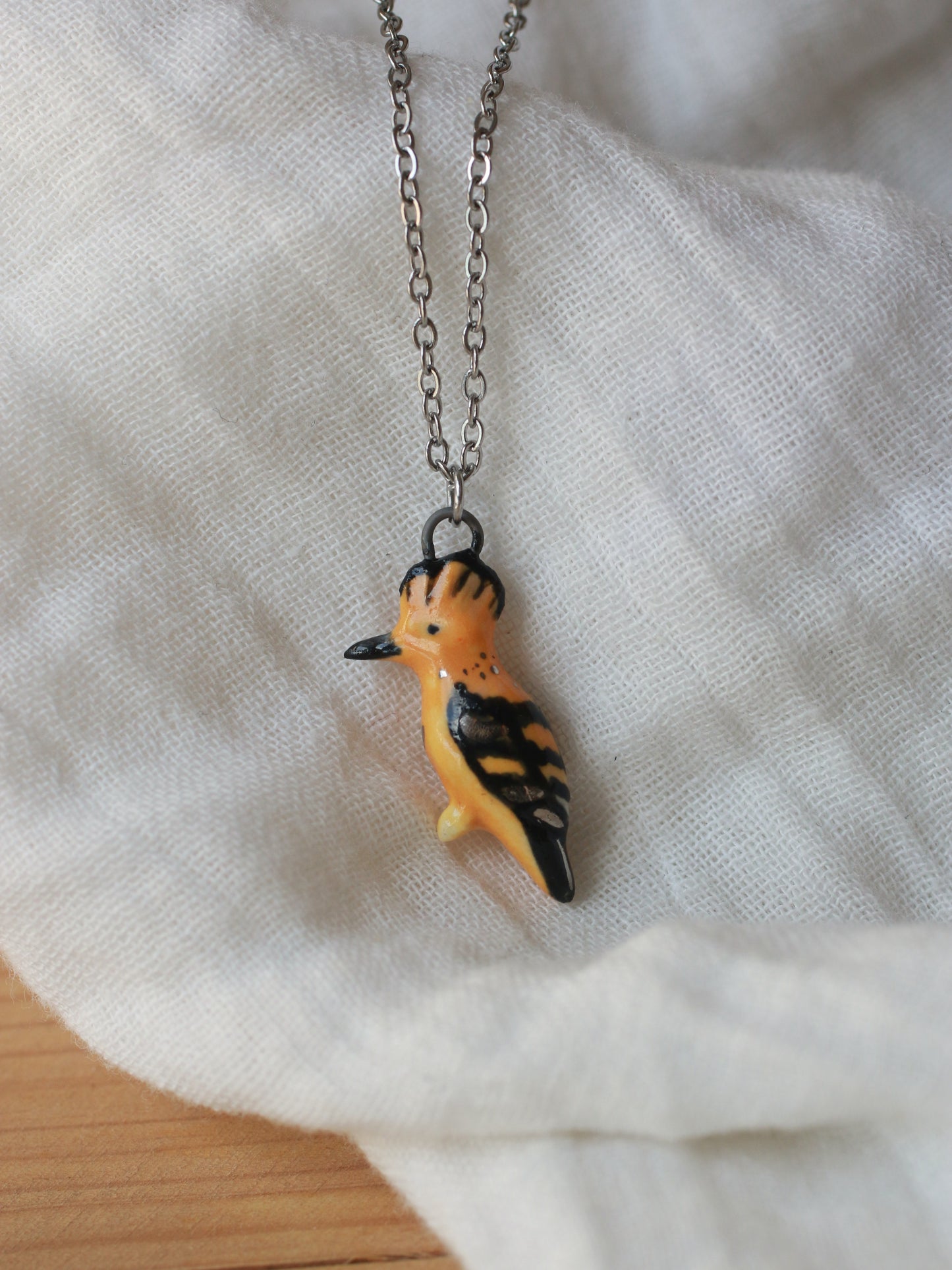Hoopoe necklace