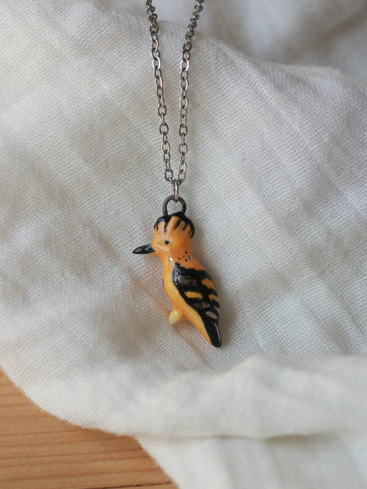 Hoopoe necklace