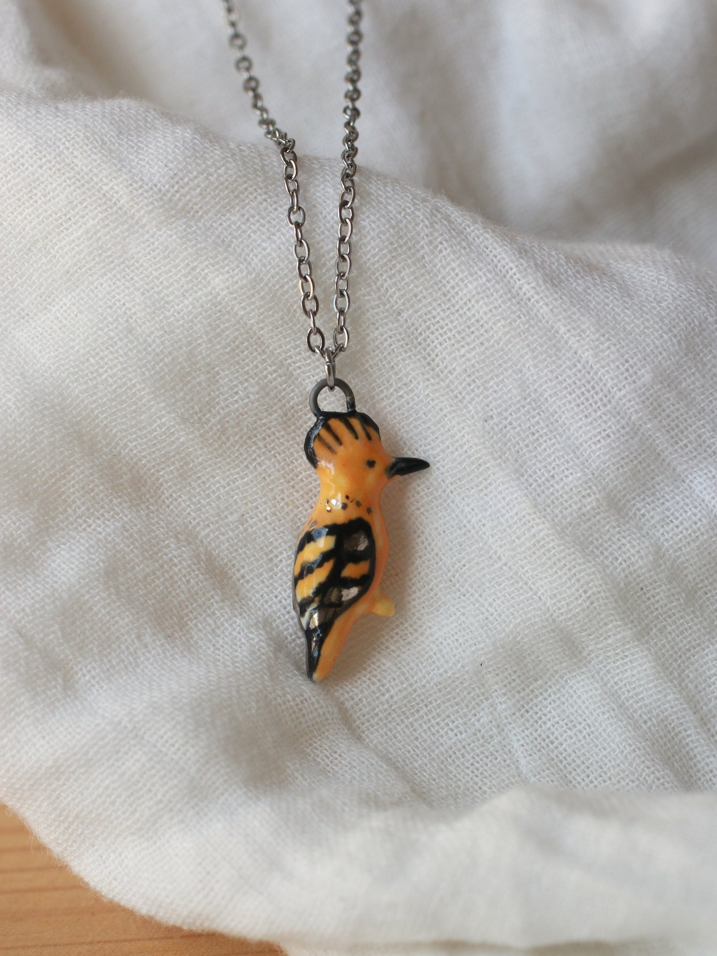 Hoopoe necklace