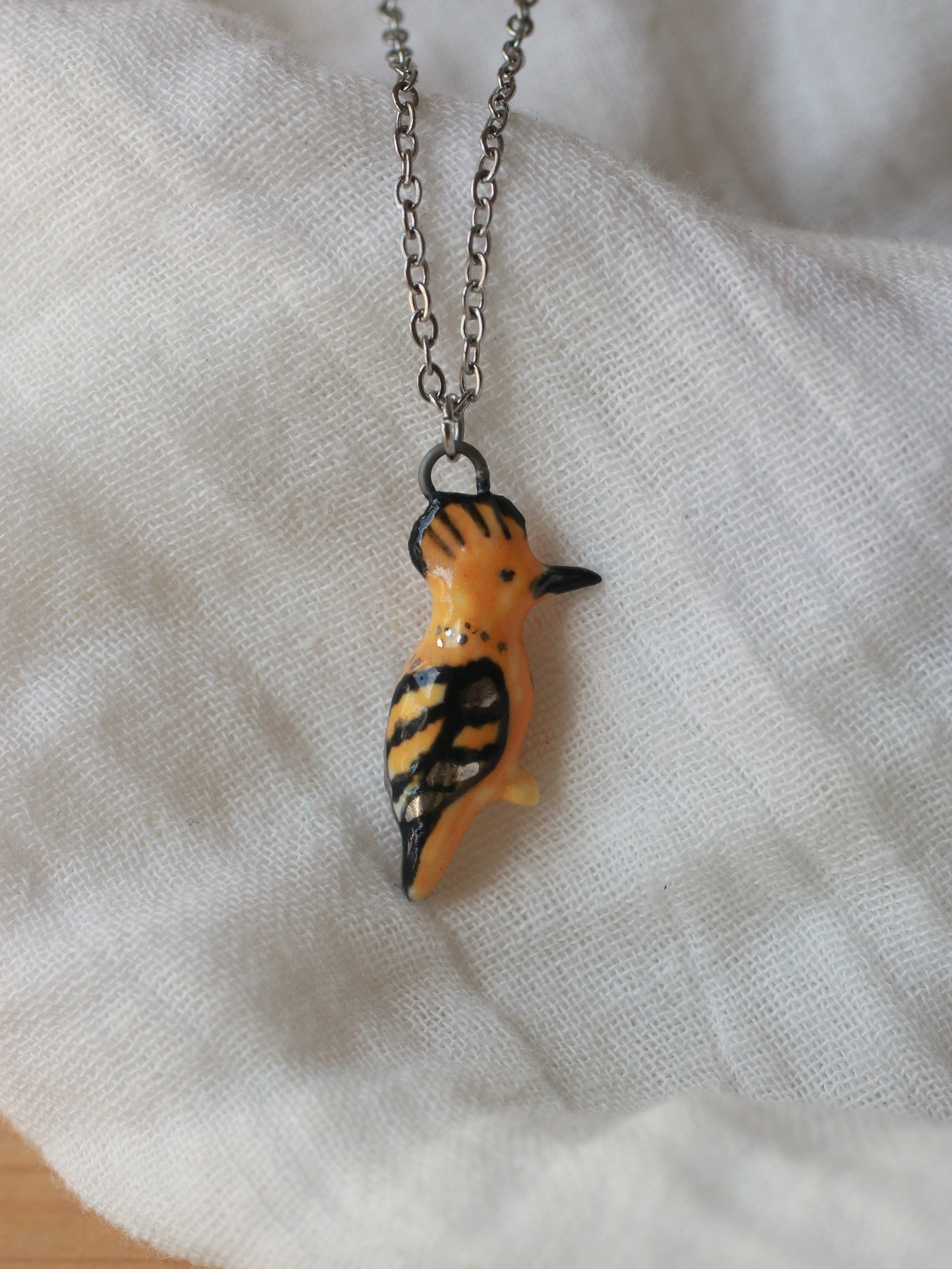 Hoopoe necklace