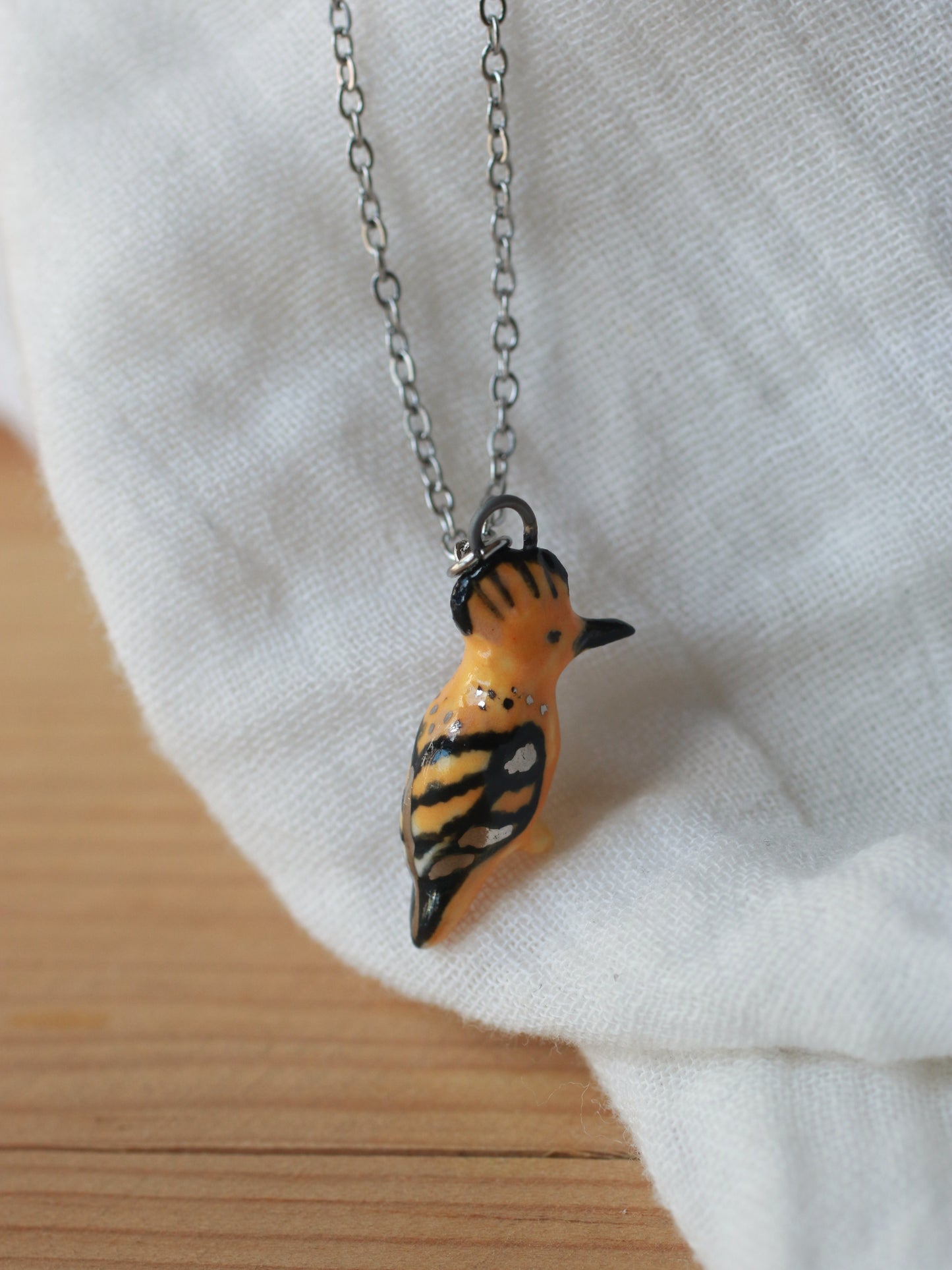 Hoopoe necklace