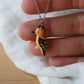 Hoopoe necklace