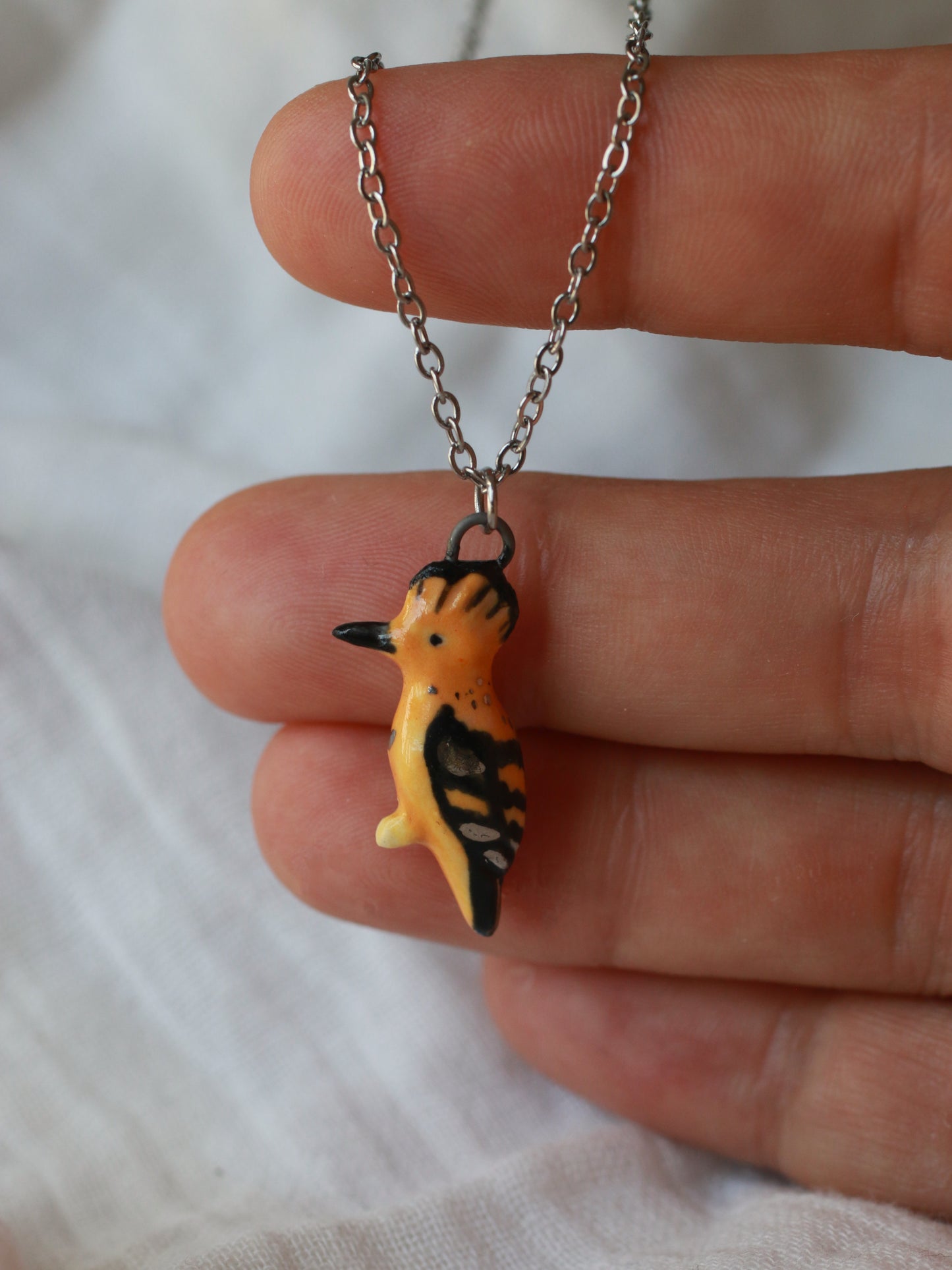 Hoopoe necklace