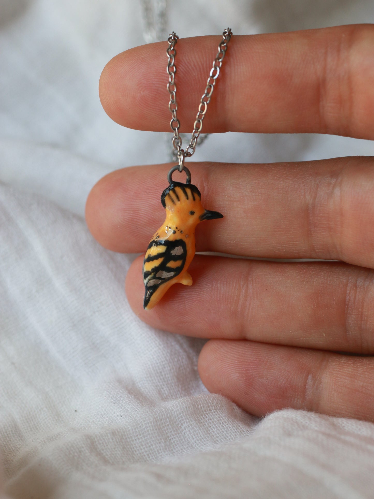 Hoopoe necklace