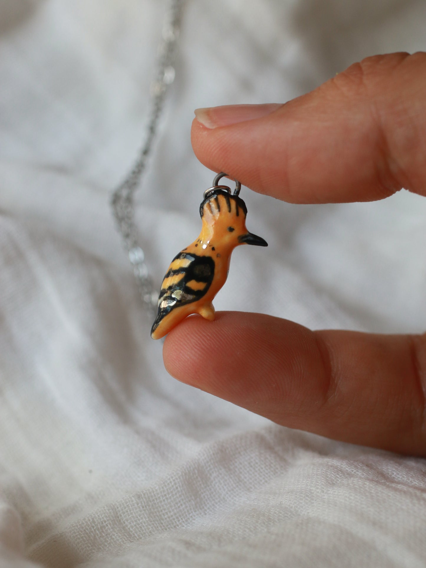 Hoopoe necklace
