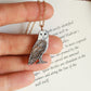 Barn owl necklace - wooden pendant