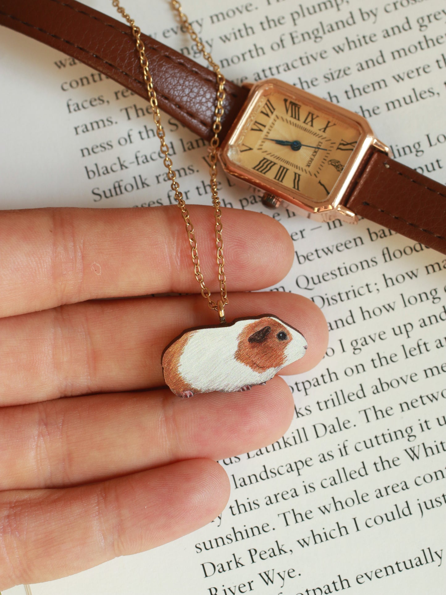 Guinea pig necklace