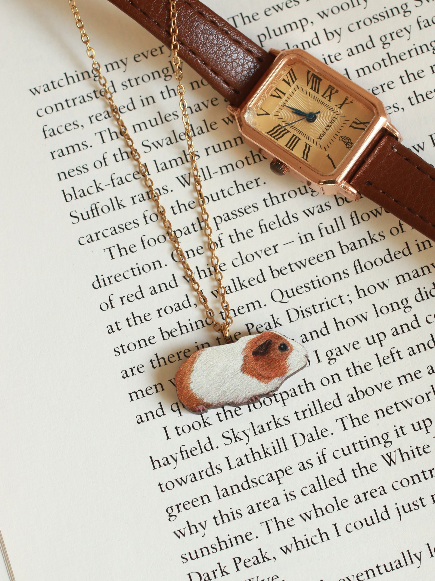 Guinea pig necklace