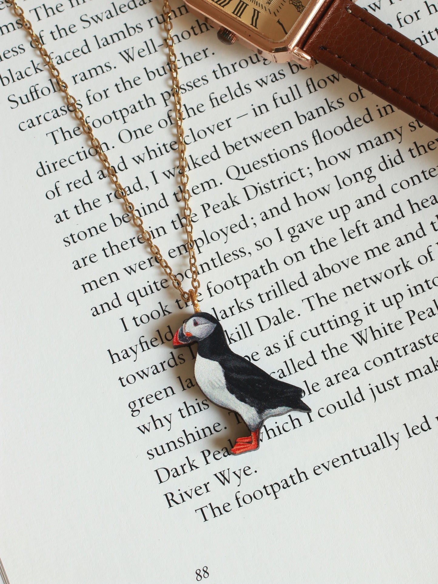 Puffin necklace