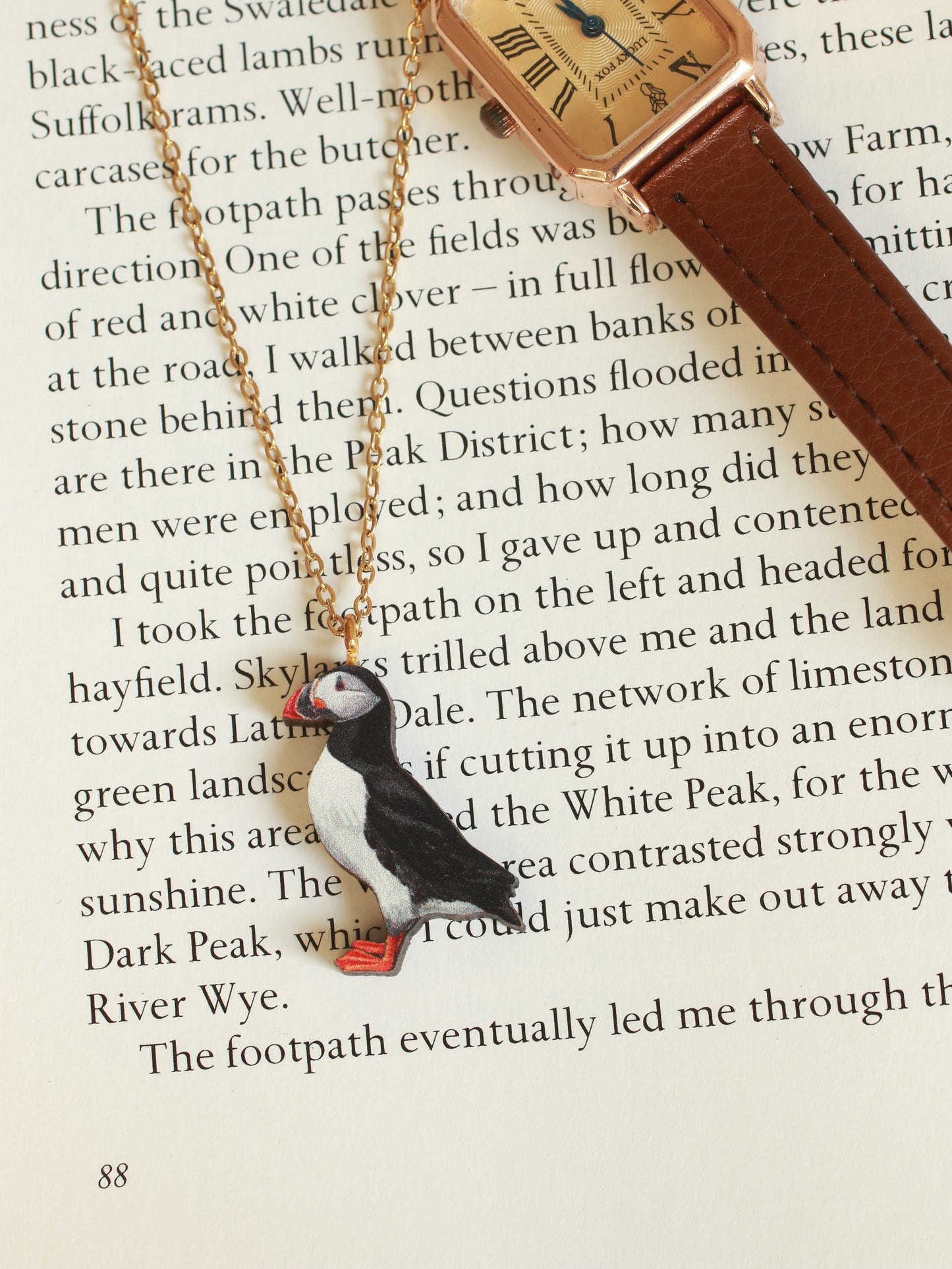 Puffin necklace