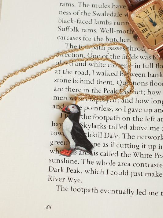 Puffin necklace