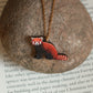 Red panda necklace