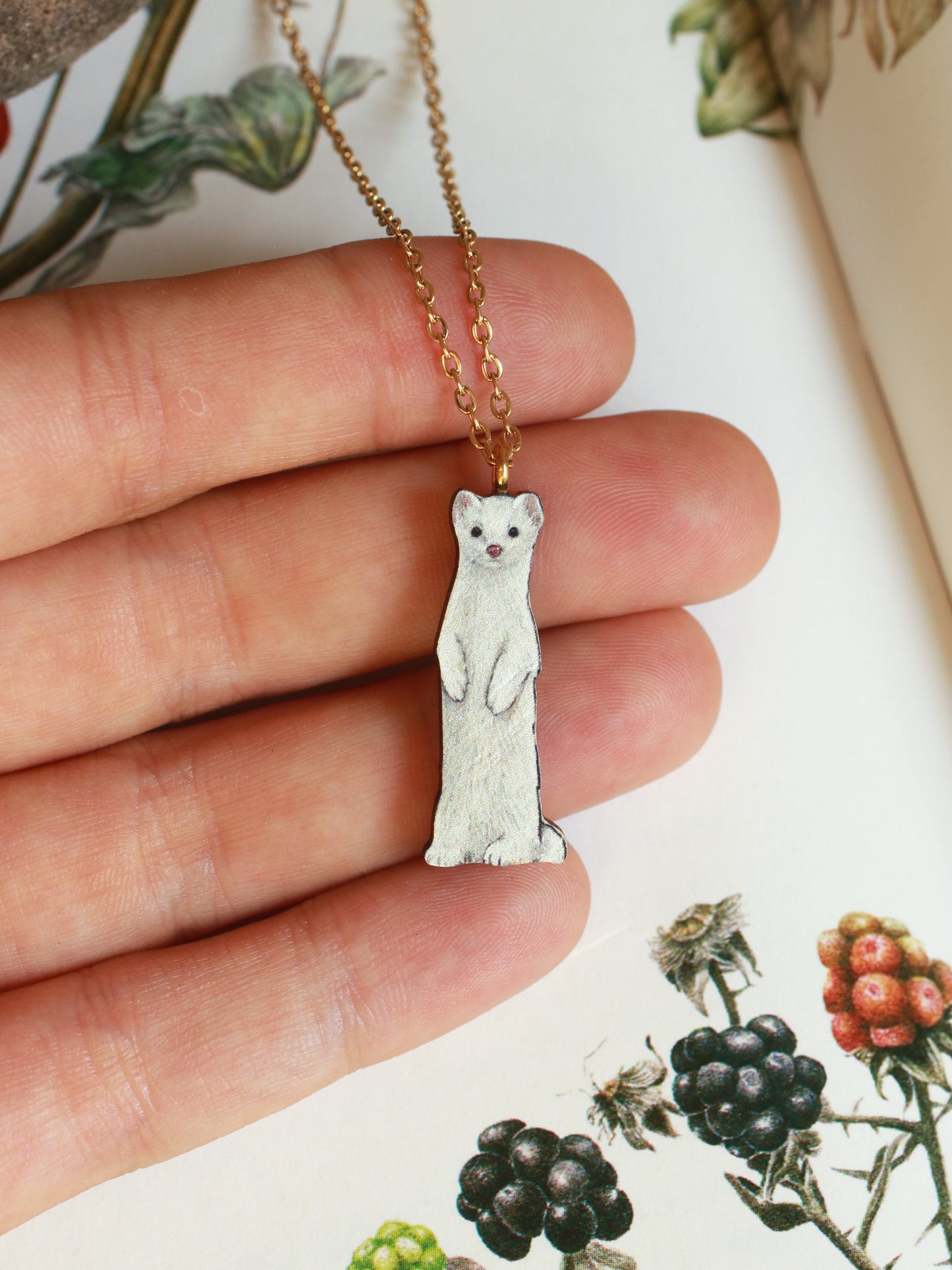 Ermine necklace