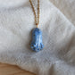 Blue octopus necklace