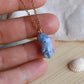 Blue octopus necklace