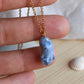 Blue octopus necklace