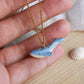 Blue whale necklace