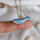 Blue whale necklace