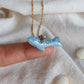 Blue whale necklace