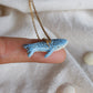 Blue whale necklace